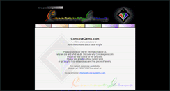 Desktop Screenshot of concavegems.com