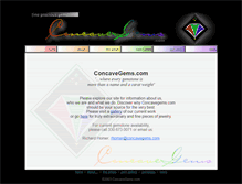 Tablet Screenshot of concavegems.com